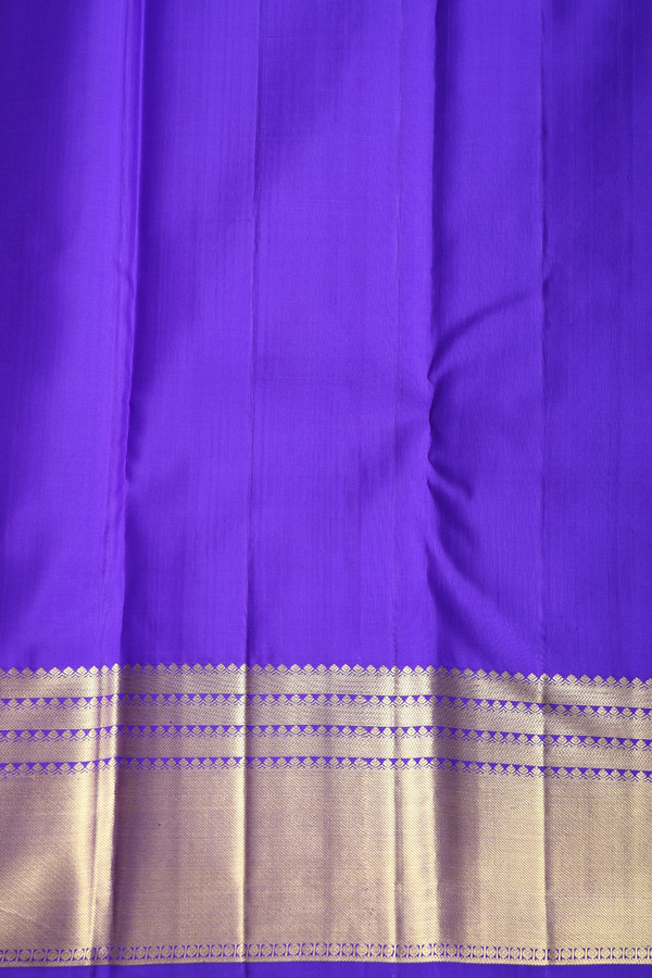 Kanchipuram Silk Saree In Pink With Floral Design