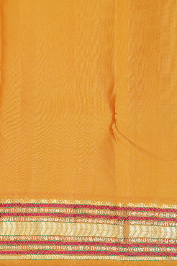 Kanchipuram Silk Saree In Plain Black With Korvai Border