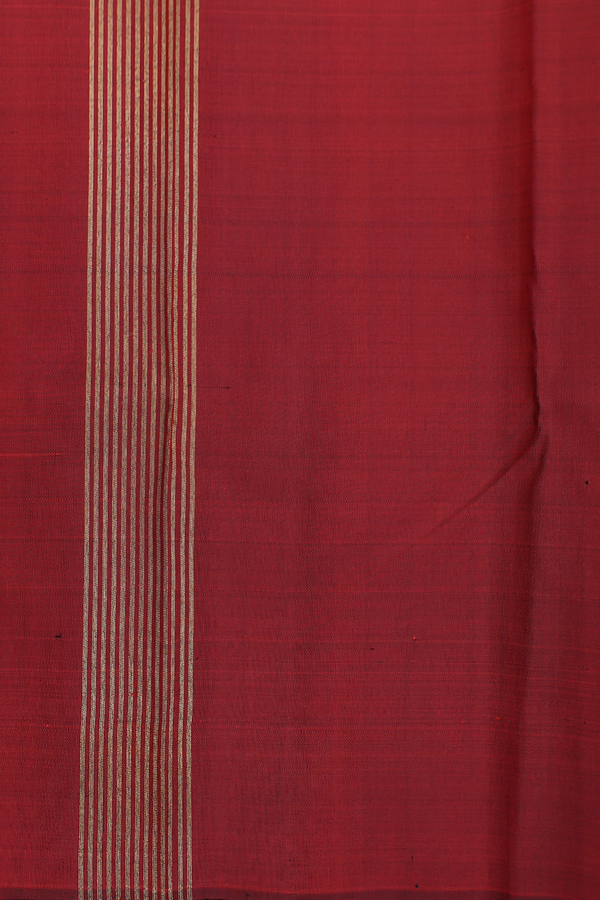 Kanchipuram Silk Saree In Plain Black With Temple Border