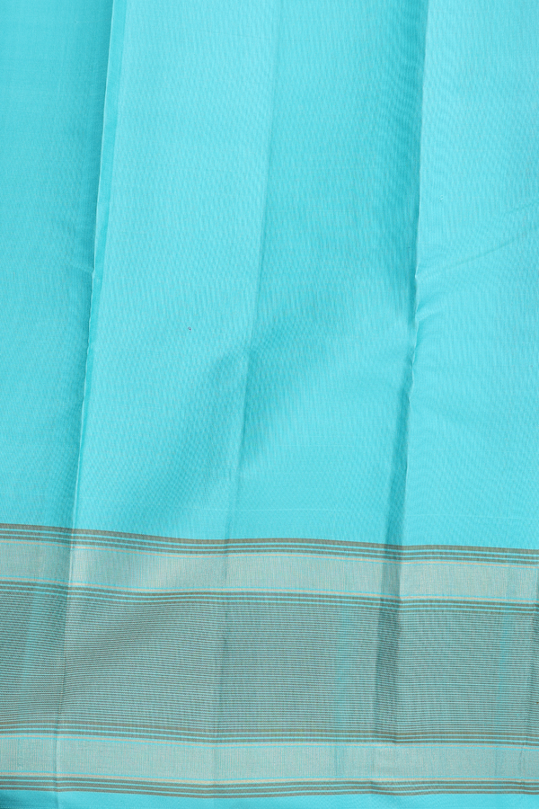Kanchipuram Silk Saree In Plum Brown With Checks Design