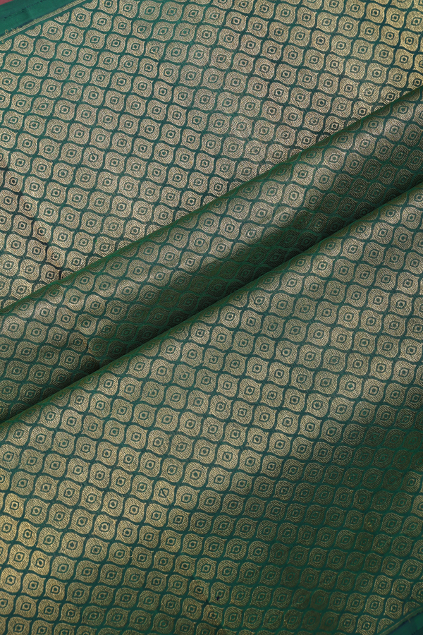Kanchipuram Silk Saree In Plum Purple With Floral Zari Buttis