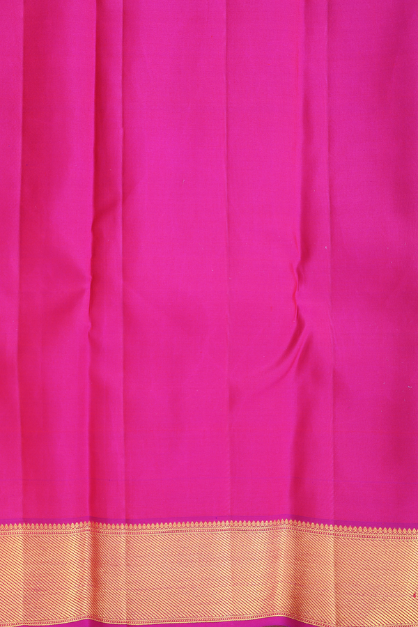 Kanchipuram Silk Saree In Purple Rose With Brocade Design