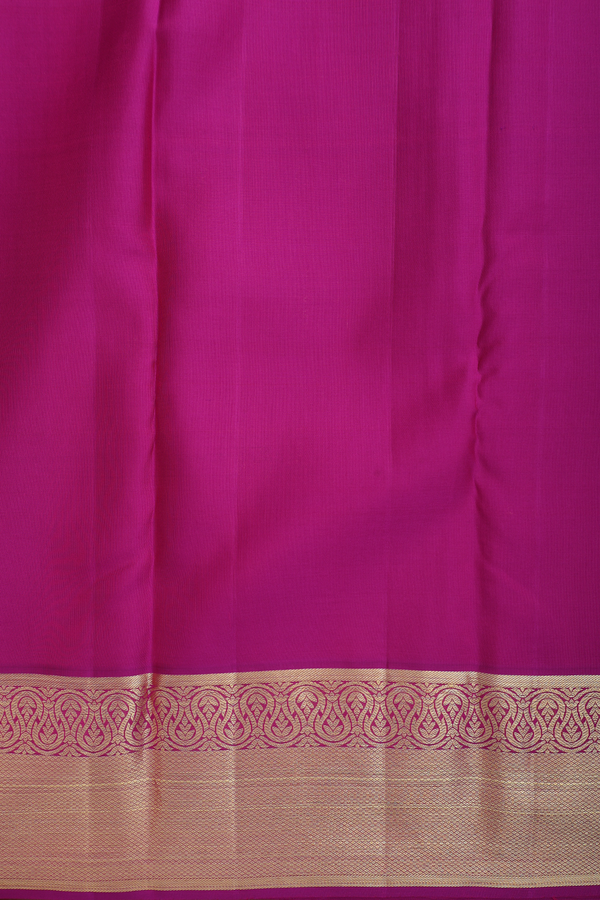 Kanchipuram Silk Saree In Purple Rose With Brocade Design