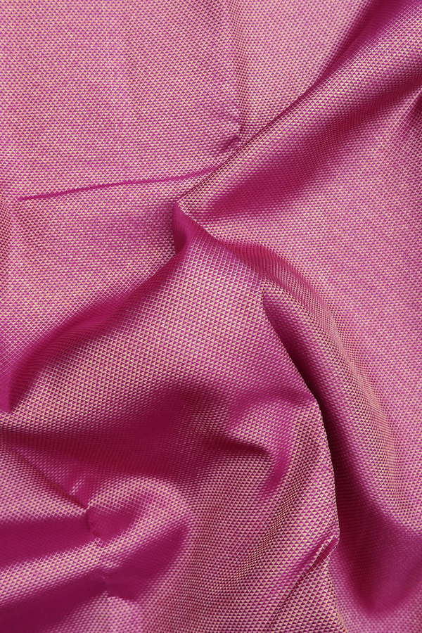 Kanchipuram Silk Saree In Purple With Brocade Design