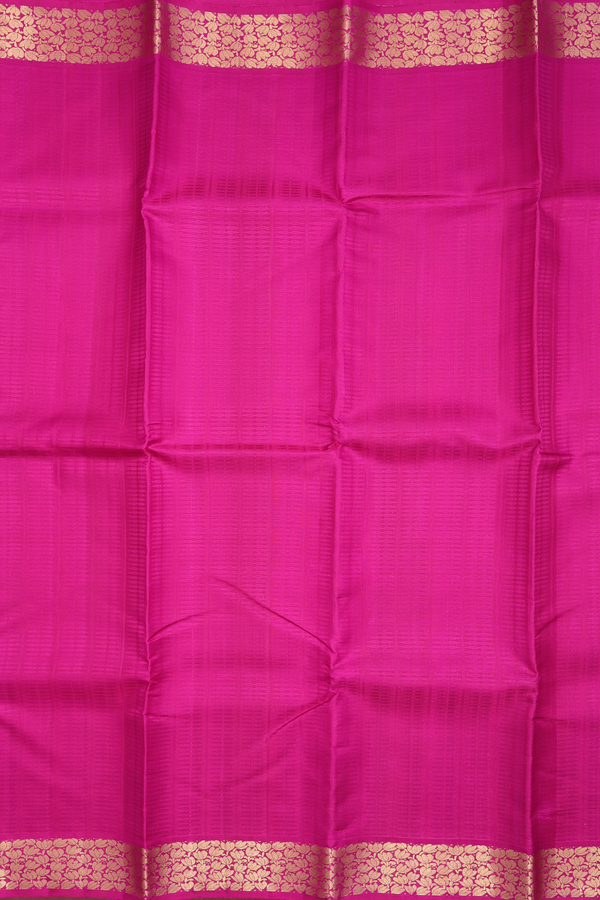 Kanchipuram Silk Saree In Purple Rose With Jacquard Pattern
