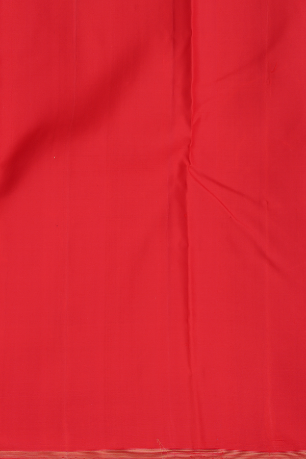 Kanchipuram Silk Saree In Purple Rose With Parrot Buttas