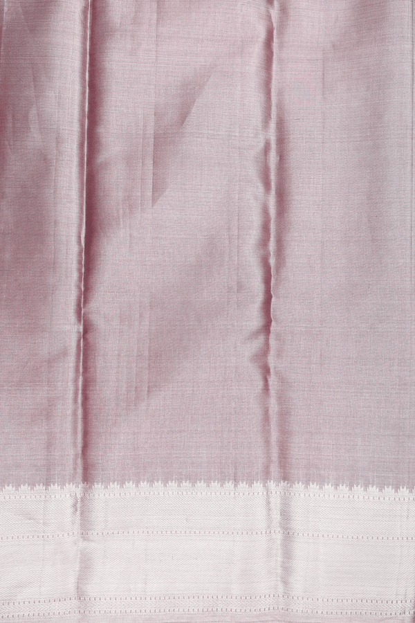 Kanchipuram Silk Saree In Purple Tissue With Allover Design