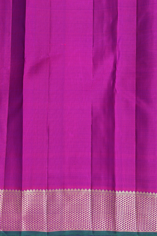 Kanchipuram Silk Saree In Purple With Iruthalai Pakshi Buttas