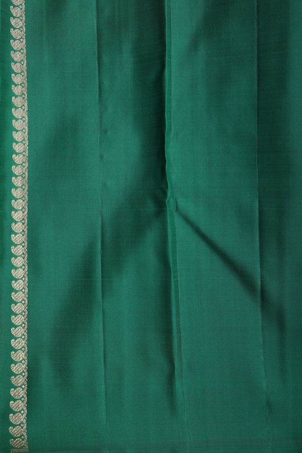 Kanchipuram Silk Saree In Rani Pink With Jacquard Pattern