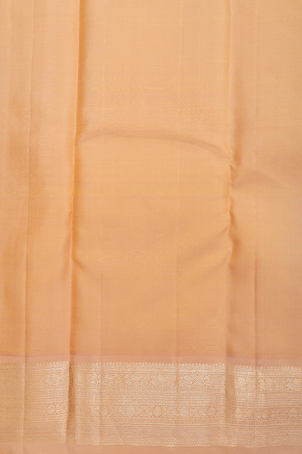 Kanchipuram Silk Saree In Rani Pink With Zari Buttas