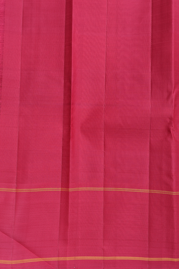 Kanchipuram Silk Saree In Multicolor With Checks Design