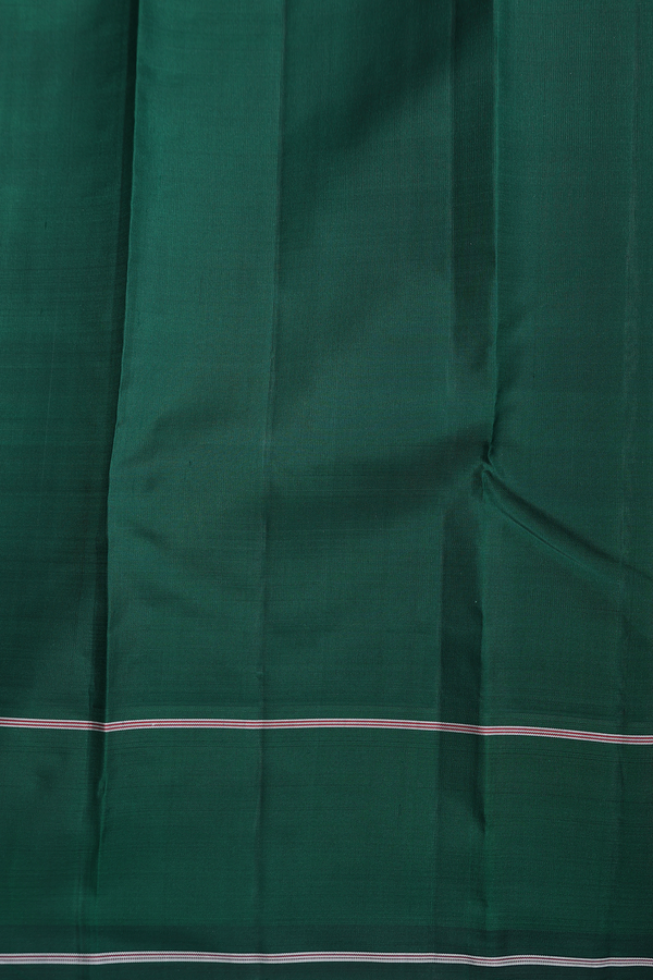 Kanchipuram Silk Saree In Red And Yellow With Checks Design