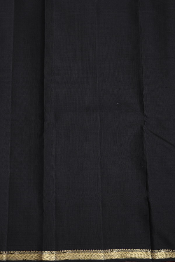 Kanchipuram Silk Saree In Red And Yellow With Checks Design