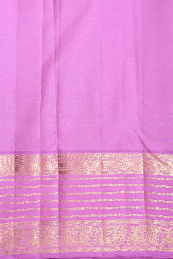 Kanchipuram Silk Saree In Red With Brocade Design