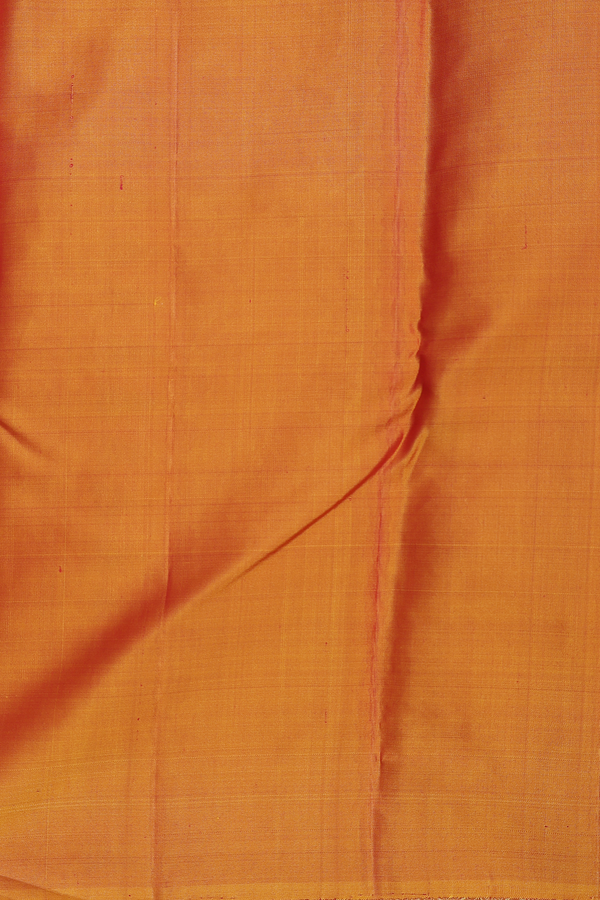 Kanchipuram Silk Saree In Red With Jacquard Pattern