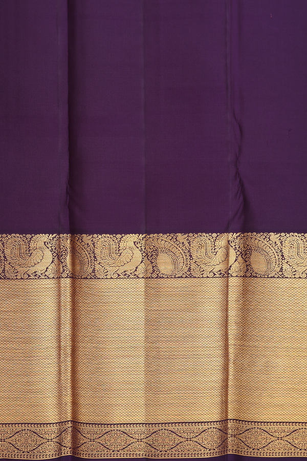 Kanchipuram Silk Saree In Peach Pink With Brocade Design