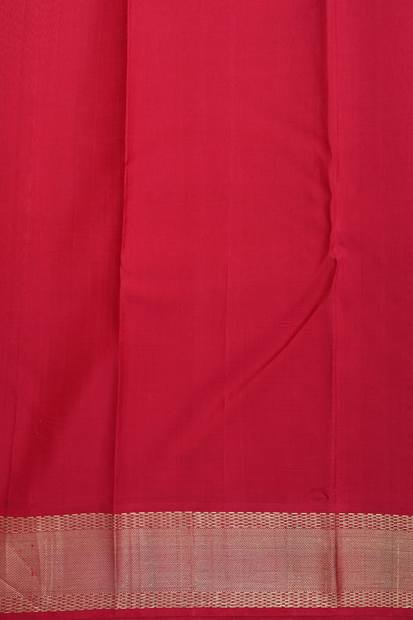 Kanchipuram Silk Saree In Royal Blue With Brocade Design