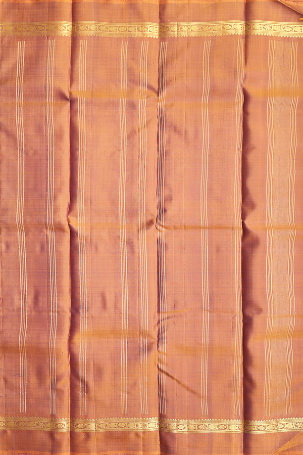 Kanchipuram Silk Saree In Royal Blue With Checks Design