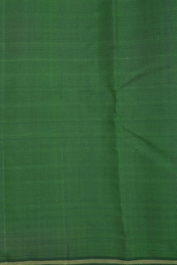 Kanchipuram Silk Saree In Royal Blue With Kolam Motifs