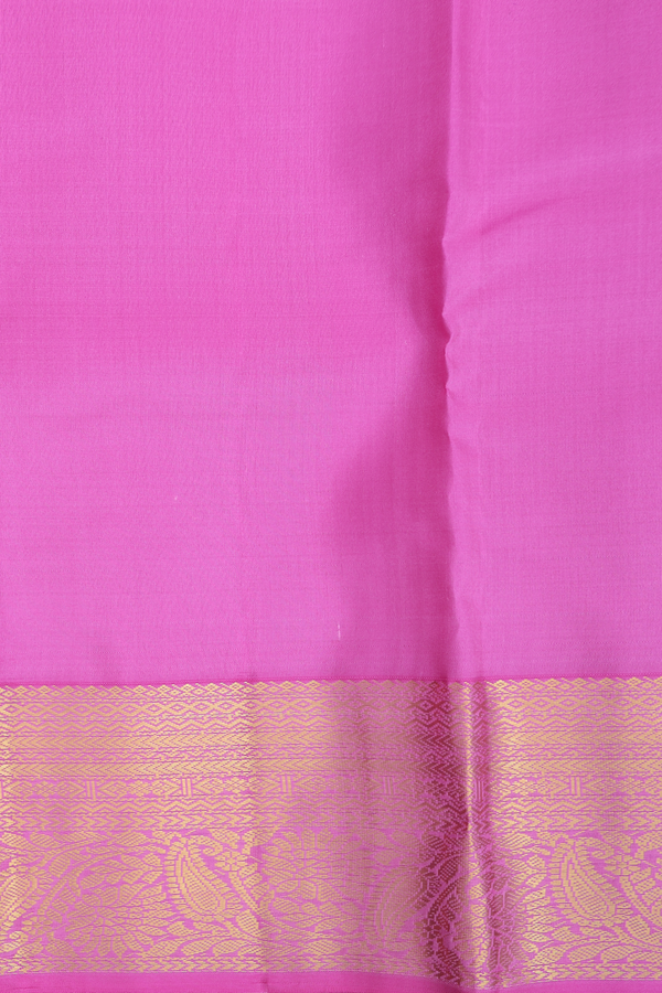 Kanchipuram Silk Saree In Royal Blue With Tree Motifs