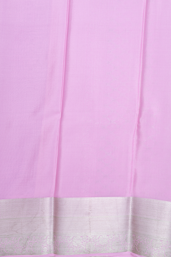 Mysore Silk Saree In Royal Blue With Zari Buttis