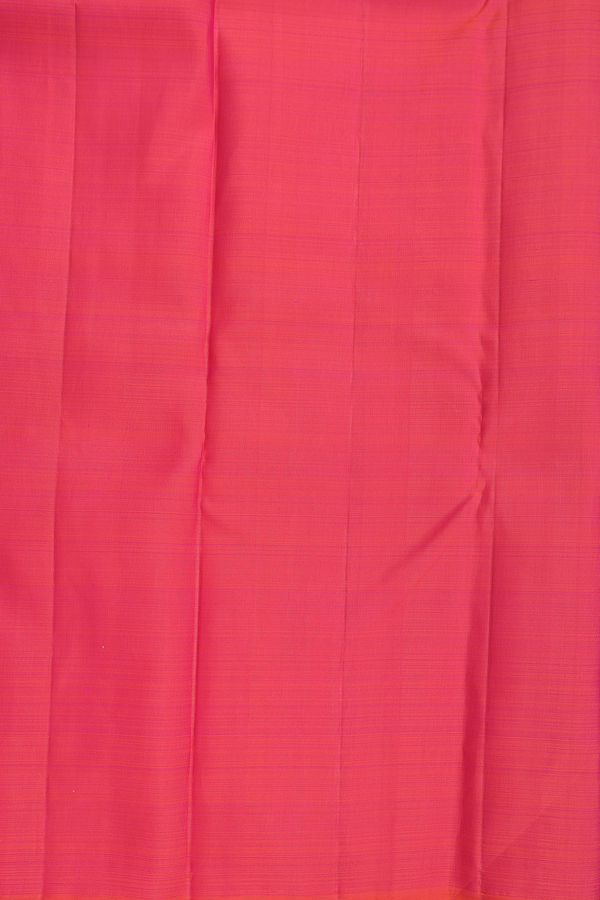 Kanchipuram Silk Saree In Black Along Stripes With Buttas