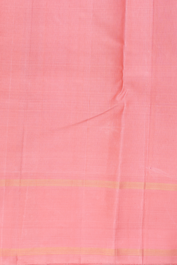 Kanchipuram Silk Saree In Royal Blue With Checks Design