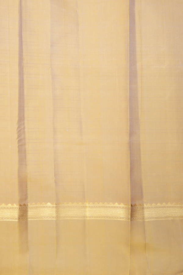 Kanchipuram Silk Saree In Sage Green With Checks Design