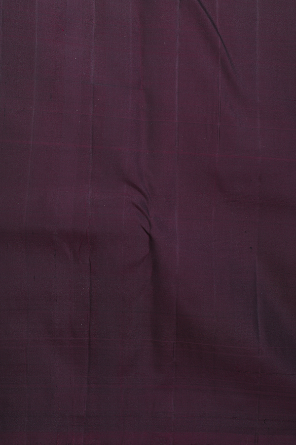 Kanchipuram Silk Saree In Sage Green With Contrast Border