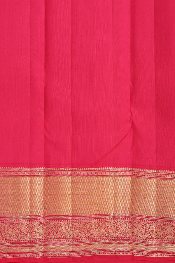Kanchipuram Silk Saree In Sea Green With Brocade Design
