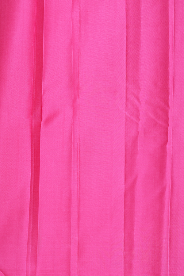 Kanchipuram Silk Saree In Turkish Blue With Checks Design