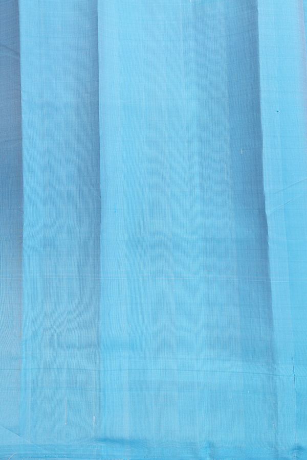 Kanchipuram Silk Saree In White With Checks Design