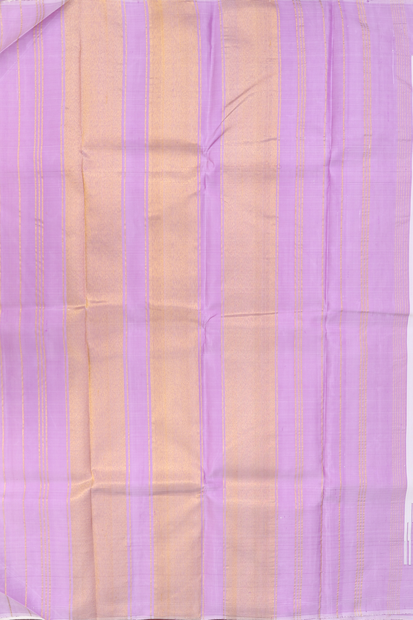 Kanchipuram Silk Saree In White With Malli Moggu Buttas