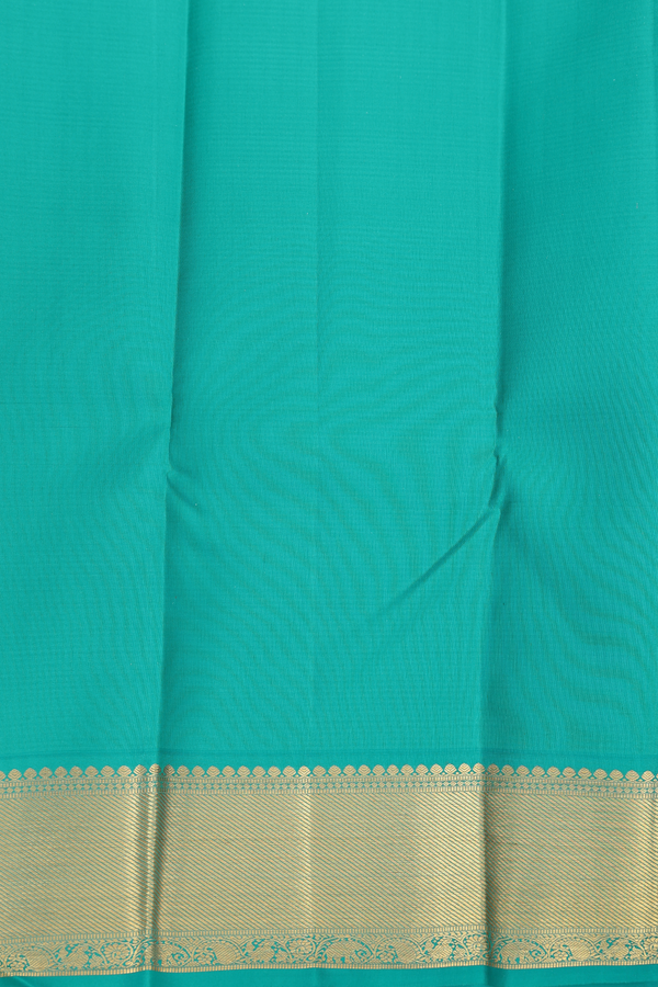 Kanchipuram Silk Saree In Purple With Stripes Design