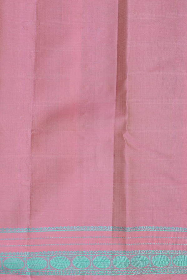 Kanchipuram Silk Saree In Yellow With Checks Along Buttas