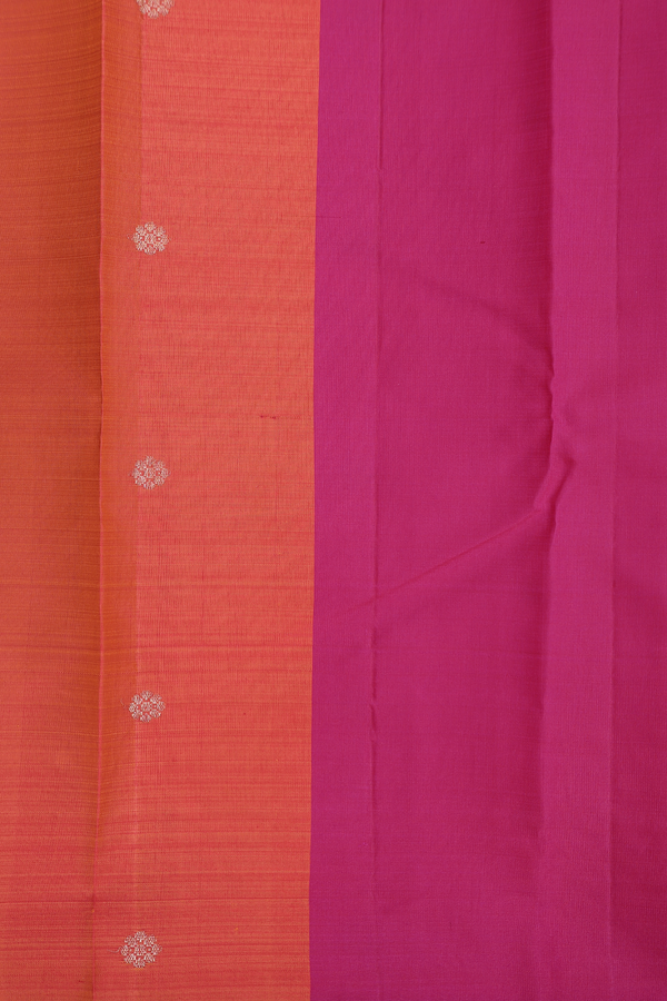 Kanchipuram Silk Saree In Yellow With Malli Moggu Buttas