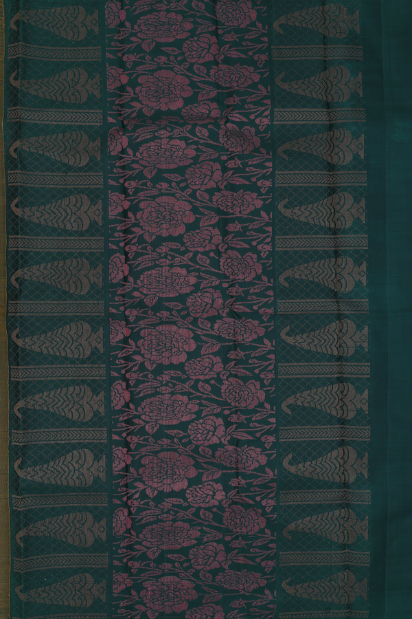 Kanchipuram Silk Saree In Yellow With Zari Design