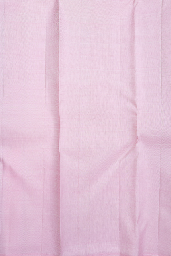 Kanchipuram Silk Saree In Yellowish Beige With Checks Design