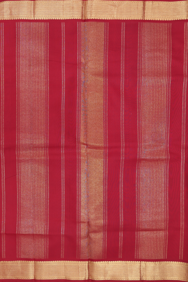 Kanchipuram Silk Saree Light Yellow With Floral Hand Painted