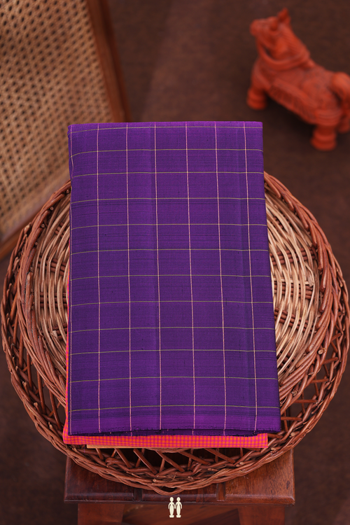 Kanchipuram Silk Saree In Multicolor With Muppagam Design