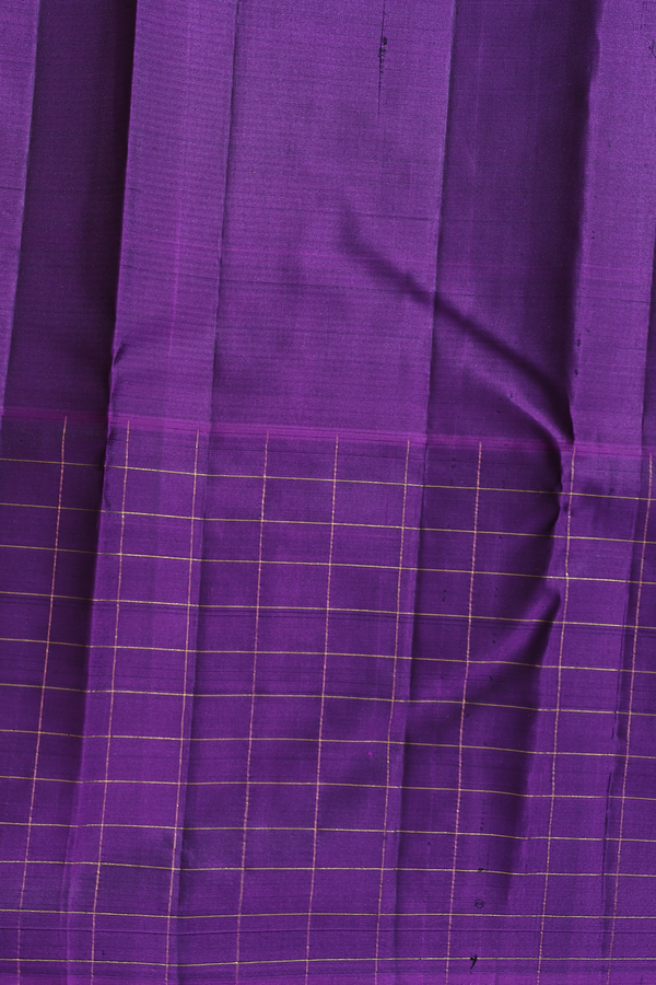 Kanchipuram Silk Saree In Multicolor With Muppagam Design