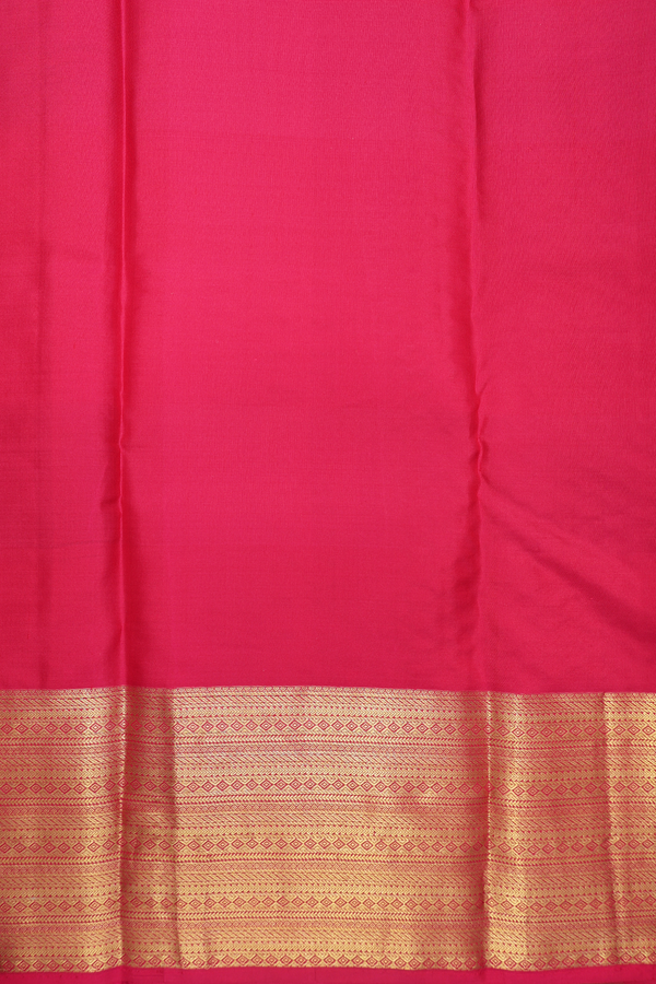 Kanchipuram Silk Saree In Multicolor With Checks Design