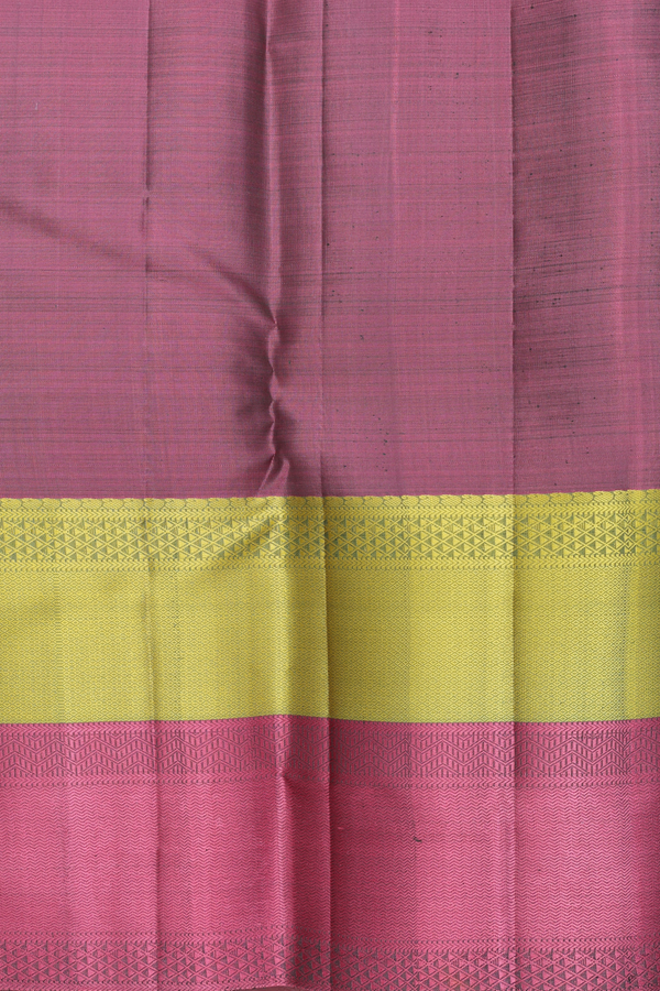 Kanchipuram Silk Saree Prussian Blue With Threadwork Buttas