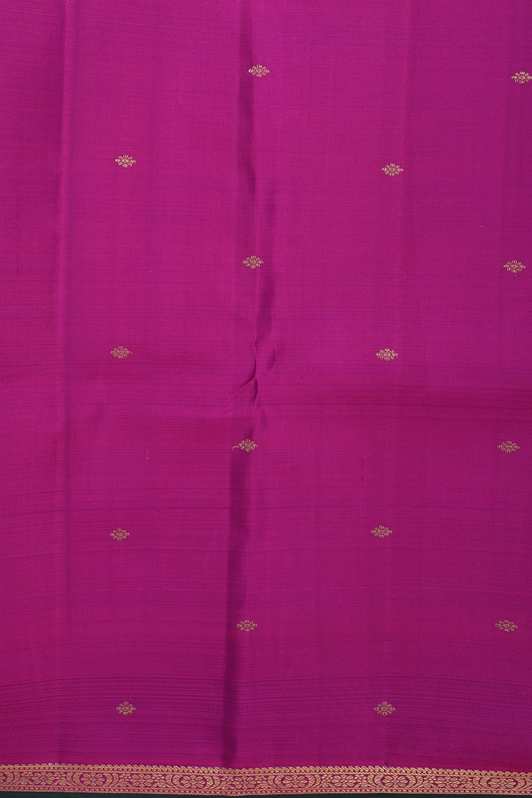 Kanchipuram Silk Saree Regal Purple With Vanasingaram Design