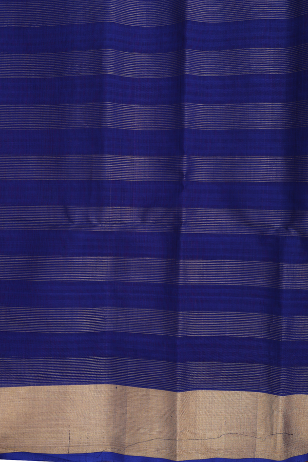 Kora Silk Cotton Saree In Rose Red With Checks Design