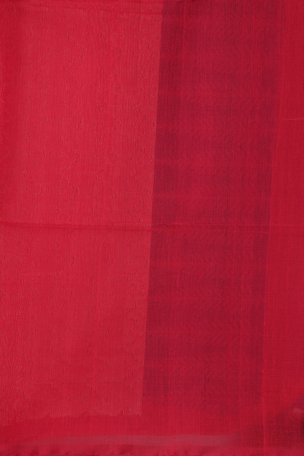 Kora Silk Cotton Saree In Royal Blue With Threadwork Motifs
