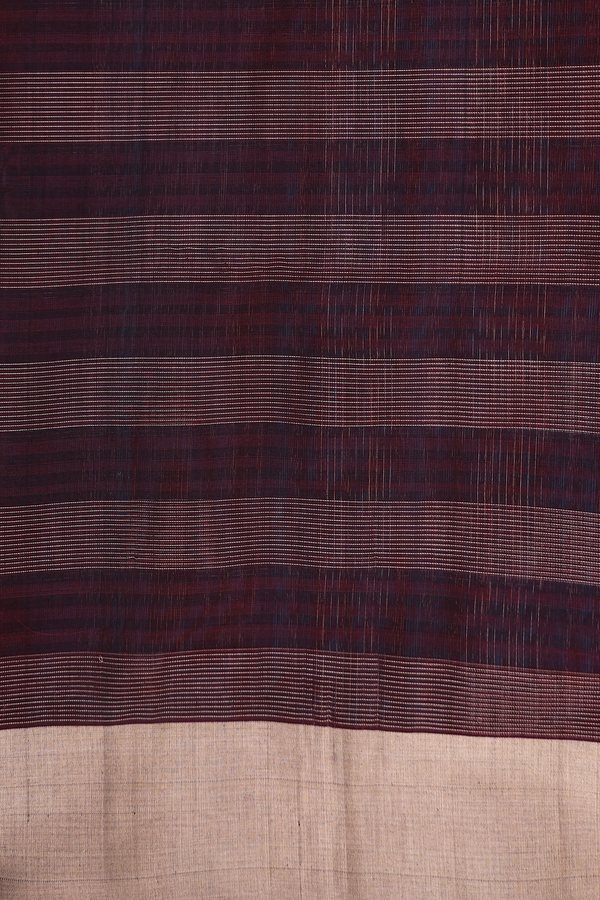 Kora Silk Cotton Saree In Teal Blue With Checks Design