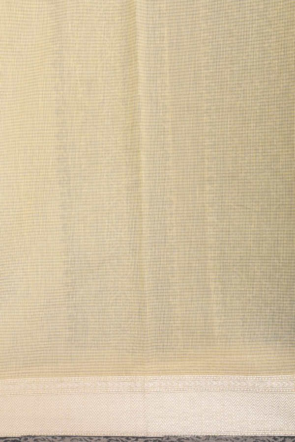 Kota Cotton Saree In Beige With Diamond Design
