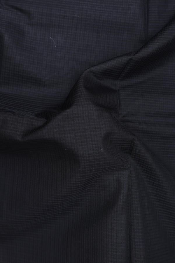 Kota Cotton Saree In Black With Zari Border