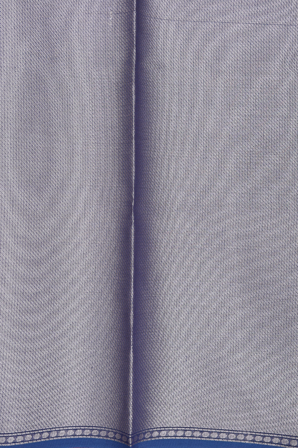 Kota Cotton Saree In Blue With Floral Design